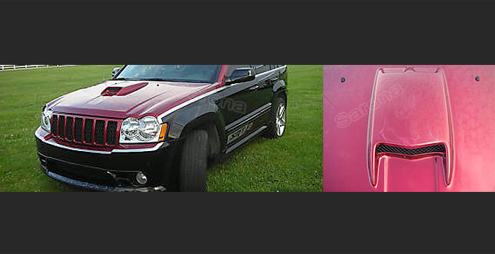 Custom Jeep Grand Cherokee Hood Scoop  SUV/SAV/Crossover (2005 - 2010) - $179.00 (Manufacturer Sarona, Part #JP-001-HS)